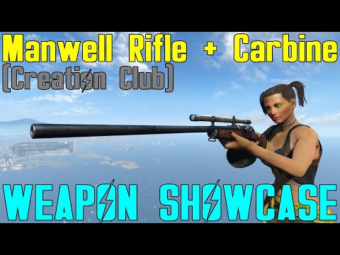 Fallout 4: Weapon Showcases: Manwell Rifle + Carbine (Creation Club)