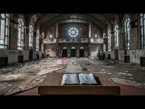 Huge Abandoned Church and School Nativity BVM Cleveland Ohio