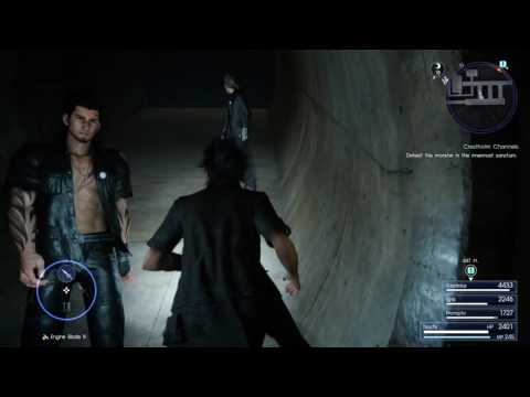 Final Fantasy XV playthrough pt70 - Return to the Sewers! Nagarani REMATCH