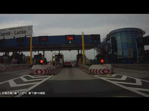 Driving from  Zagreb to Split via country road.