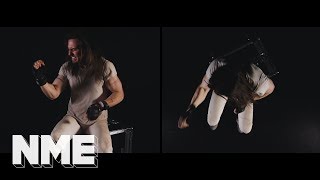 Andrew W.K. amazing air-drumming to Napalm Death ‘Extremity Retained’
