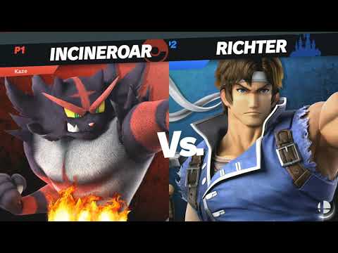 Rushdown 12 - Kaze (Incineroar) vs HMO | Gyo (Richter) Winners - SSBU