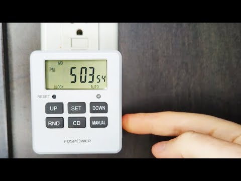 How to Set a Programmable Digital Timer (Fospower) - Full Instructions