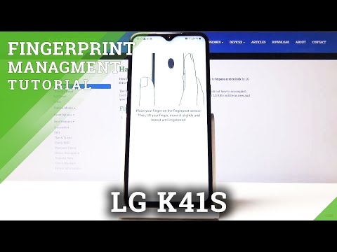 How to Add Fingerprint in LG K41s – Fingerprint Screen Lock