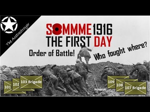 Somme 1916 The First Day - Episode 1 - Battle of the Somme Order of Battle (Easy Guide!)