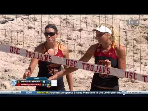 Beach Volleyball: USC 4, LBSU 1 - Highlights (3/22/16)