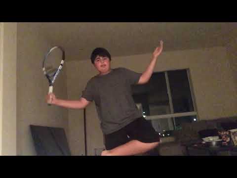 Breaking the world record for most racquet flips standing on one leg
