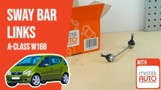 Youtube thumbnail of video "How to replace the sway bar links A-Class W168 🚗"