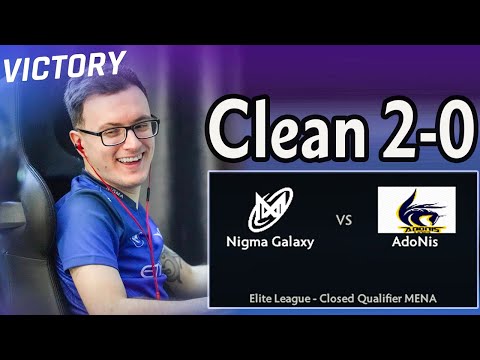 Nigma vs AdoNis | Miracle- Masterclass! | Elite League Closed Qualifier