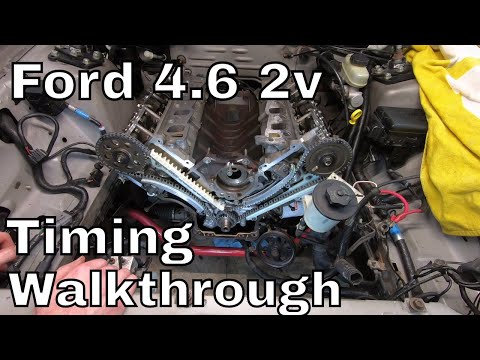 Ford 4.6 2V Timing Chain And Guide Replacement.