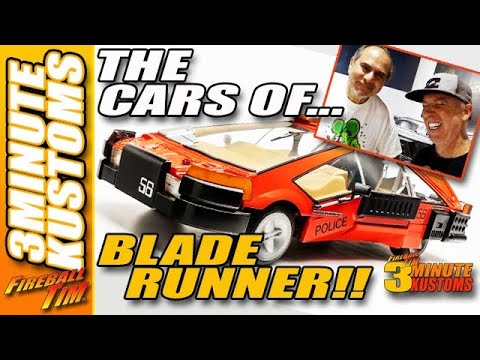 SYD MEAD CARS AND GUNS OF BLADE RUNNER - 3MINUTE KUSTOMS