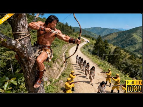 Japanese troops capture dozens of girls—strongest hunter storms the camp with his bow and saves them
