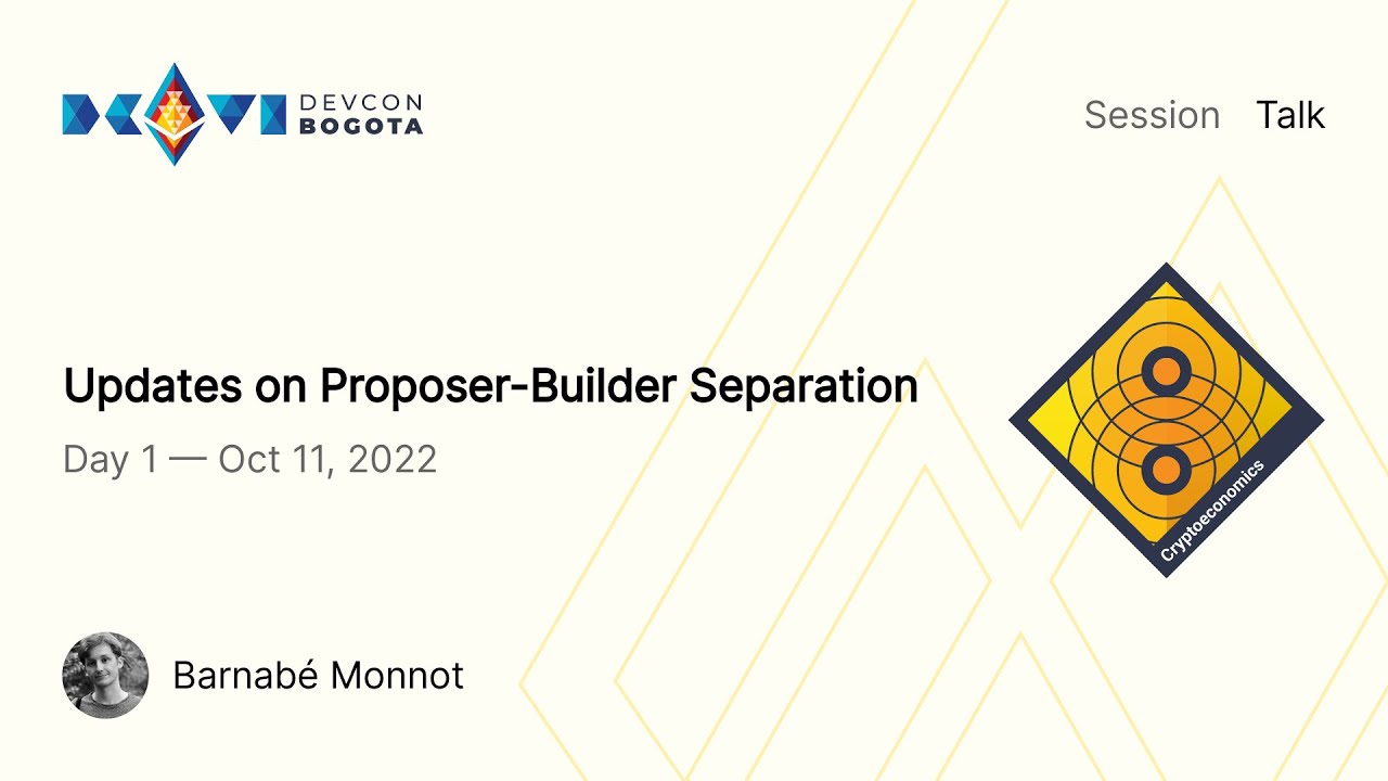 Updates on Proposer-Builder Separation preview