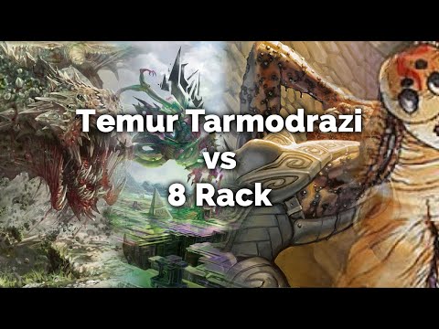 MTG Modern: Temur Tarmodrazi vs 8 Rack - Magic: The Gathering gameplay on Xmage