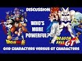 Dragon Ball GT vs Dragon Ball Super Characters ...