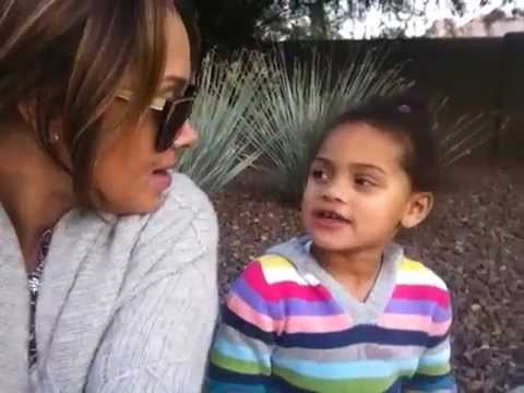 Tamia and Lael sing Santa Claus is Coming to Town
