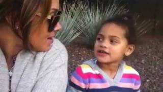 Tamia and Lael sing Santa Claus is Coming to Town