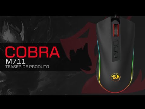 Mouse para jogo Redragon Cobra Chroma M711 preto