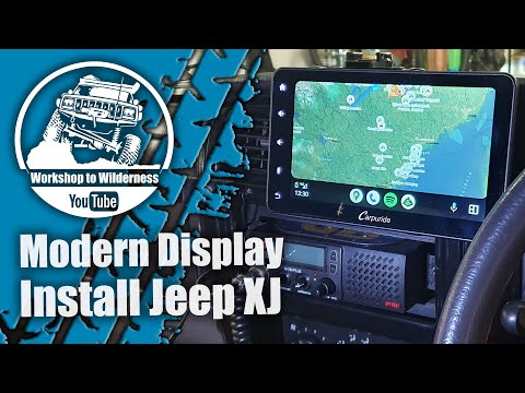 Carpuride 7" HD Navigation Display / Installation Jeep XJ