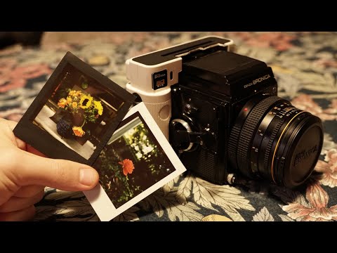 Instax Hack for the Bronica SQ-A to shoot Polaroids