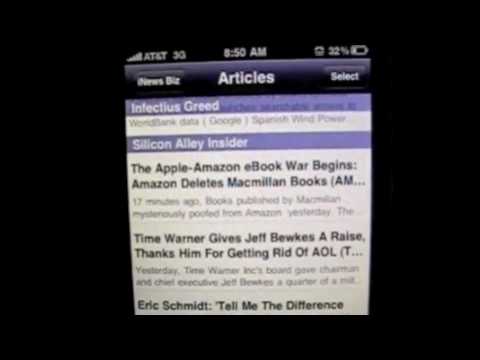 TiP iPhone App Review: iNews for Biz