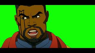 Bishop "am I the only sane person in this loony bin?” X-Men 97 s2e4 green screen