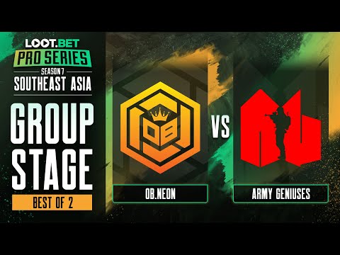 OB.Neon vs Army Geniuses Game 1 - Pro Series 7 SEA: Group Stage w/ Ares & Black^