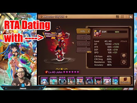 [EN][Monster Review ep#189] John (Fire Sky Surfer) He's very OP bomber. So I dating with him