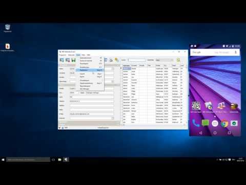 MD Adressbuch for Android - Synchronisation per QR-Code initiieren
