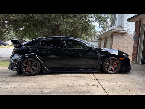 My Civic Type R Gets Slammed On Coils