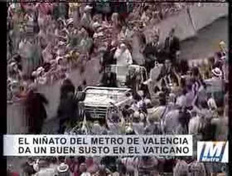 Papa agredido por el niñato del metro de València