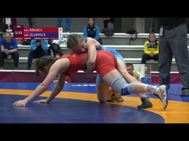 160 | 360 | Juniors WW 62kg | 1/2 Final | RINGACI Irina (MDA) | ZELENYKH Kateryna (UKR)