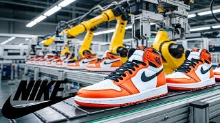 CÓMO se FABRICAN las ZAPATILLAS NIKE  Proceso Industrial en Mega Fábricas