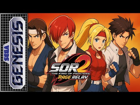 Streets of Rage 2 | The King of Fighters Rage Relay | SEGA Genesis Romhack