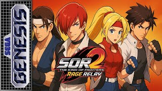 Streets of Rage 2 | The King of Fighters Rage Relay | SEGA Genesis Romhack