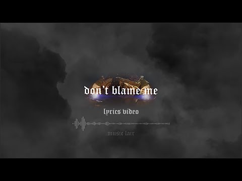 taylor swift - don't blame me: lyrics video (slowed + reverb)