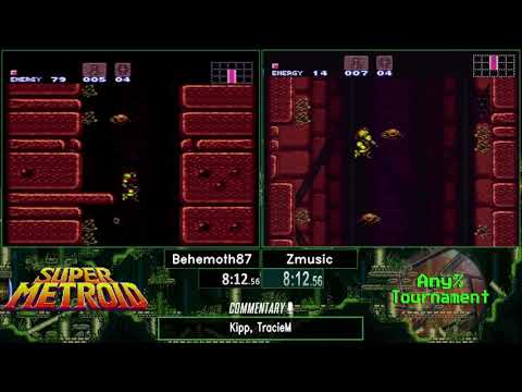 Behemoth87 vs Zmusic.  SEMI-FINAL SM Any% Tournament 2018