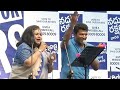 Puneeth Rajkumar And Usha Uthup Singing Bombe Helutaite And Huttidare In Rally For Rivers Function