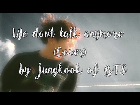 Jungkook(BTS) - We don't talk anymore Full Cover (Eng/Greek)