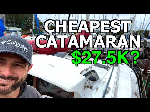 I Bought the Cheapest Catamaran on Facebook | Full Boat Tour | Episode 1
