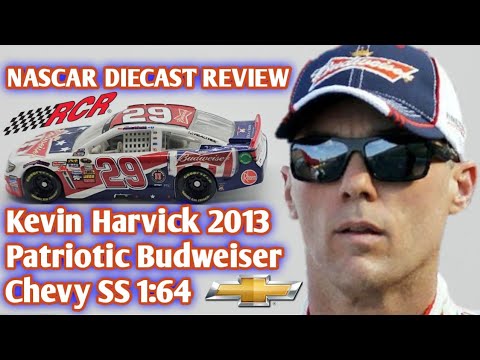 NASCAR Diecast Review ep.623| Kevin Harvick 2013 Patriotic Budweiser Chevy SS 1:64