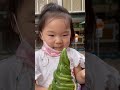 Toddler Tries Matcha Ice Cream Doesn T Know How To React Shorts
