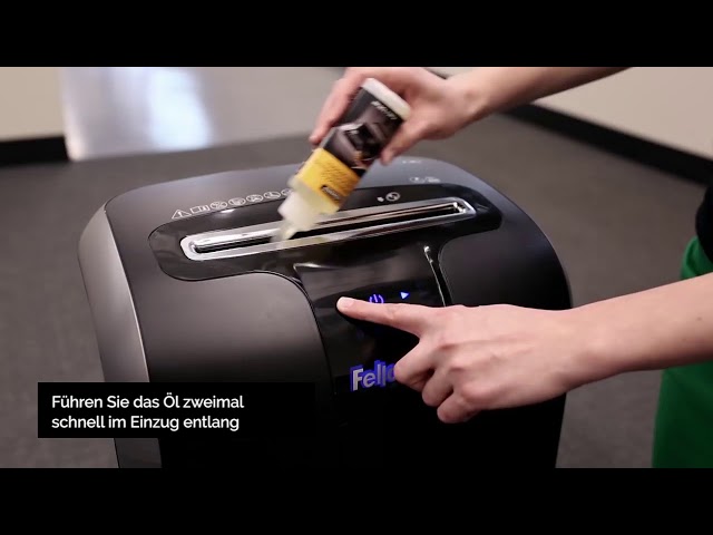 Video Teaser für Fellowes® Aktenvernichter ölen