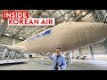 Inside Korean Air - Painting a 747 + Airplane Food