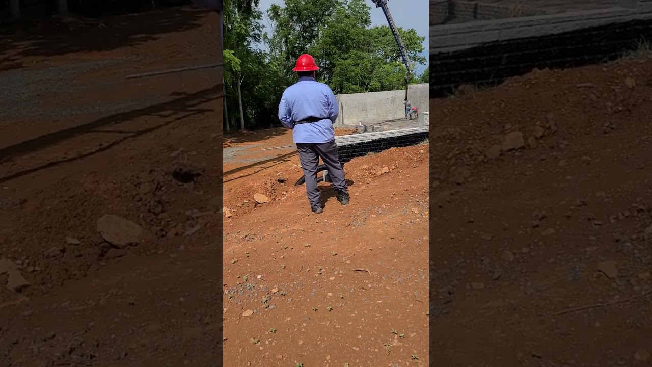 Pouring lower level flatwork at the Cana Work Barn