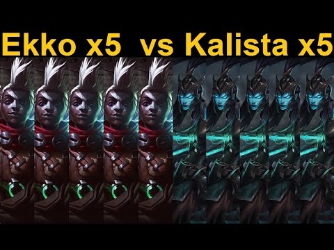 One for All Ekko vs. Kalista - Mobility Creep vs. MORE Mobility Creep