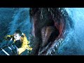 Mosasaurus Attack Scene T Rex Vs Helicopter Jurassic World Fallen Kingdom 2018 Movie Clip HD