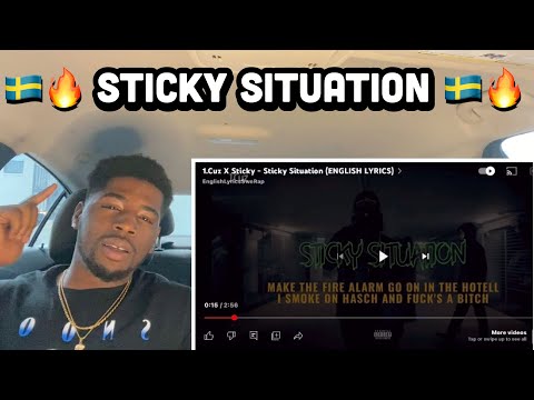 🇸🇪🔥American Reacts Too Swedish Rap 1Cuz X Sticky “Sticky Situation”(ENGLISH SUBTITLES) Reaction