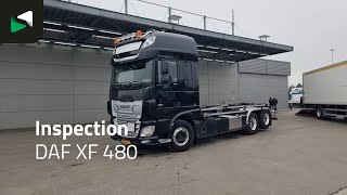 DAF XF 480 6X2 NL-Truck VDL S-30-6400 ACC Standklima Euro 6 hook lift truck for sale - Image 4 | Autoline IN DAF XF 480 6X2 NL-Truck VDL S-30-6400 ACC Standklima Euro 6 hook lift truck | Image 4 - Autoline