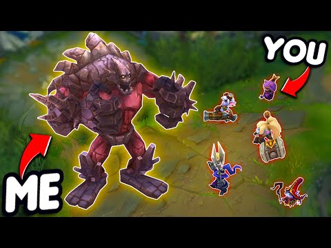 NEW Season 11 BROKE Malphite...I made him THREE times BIGGER than BARON 😳😳